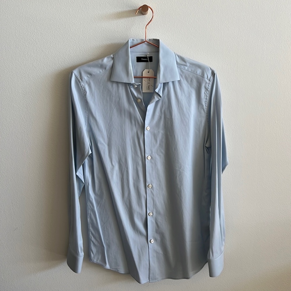 Theory Long Sleeve Woven - Mens 15R